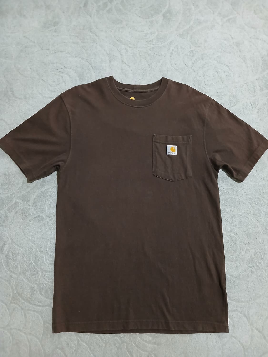 칼하트 브라운 포켓 반팔티 S 상품이미지10