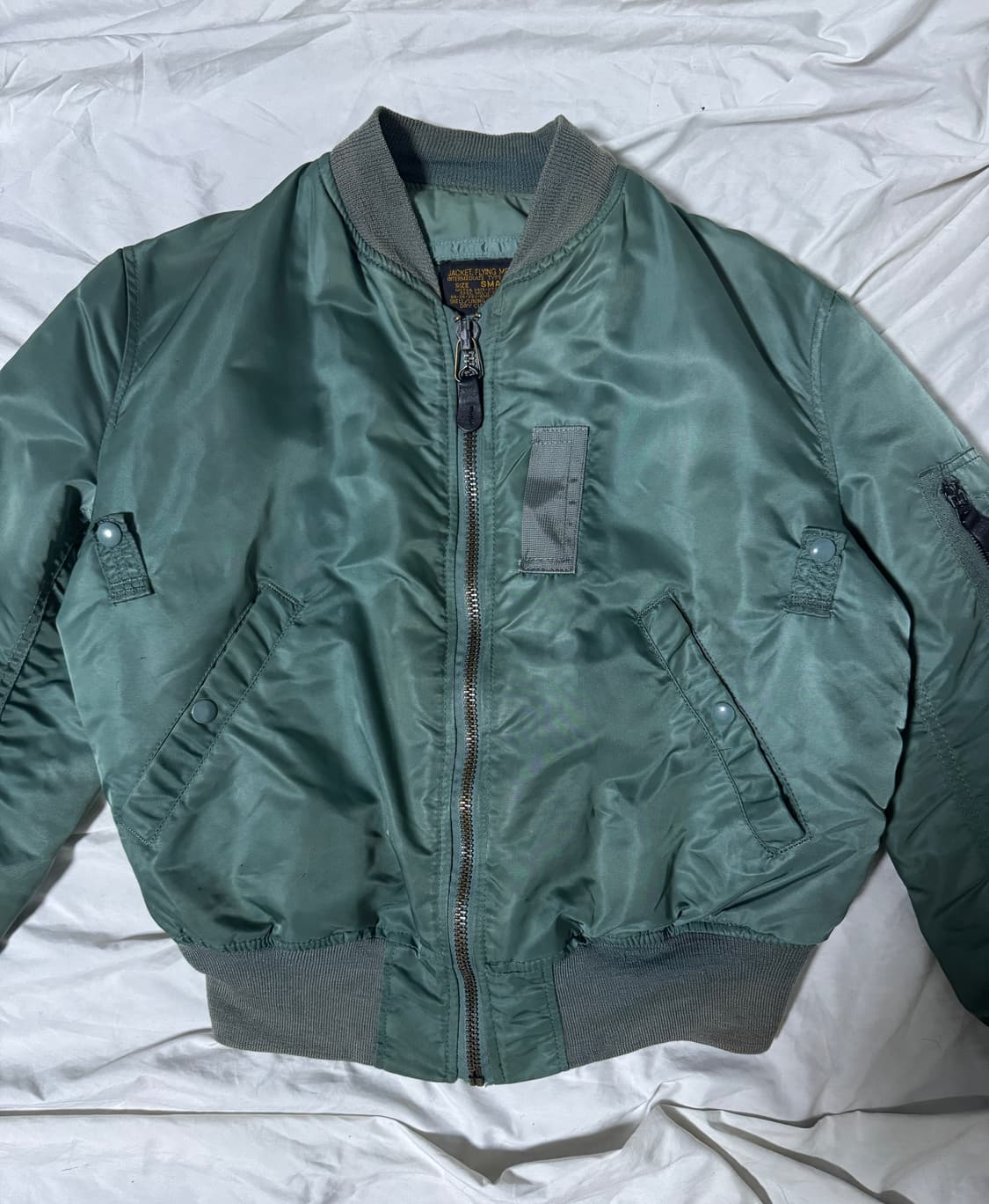 Usa 알파인더스트리 ideal 지퍼 마원 자켓 50s 복각 상품이미지4