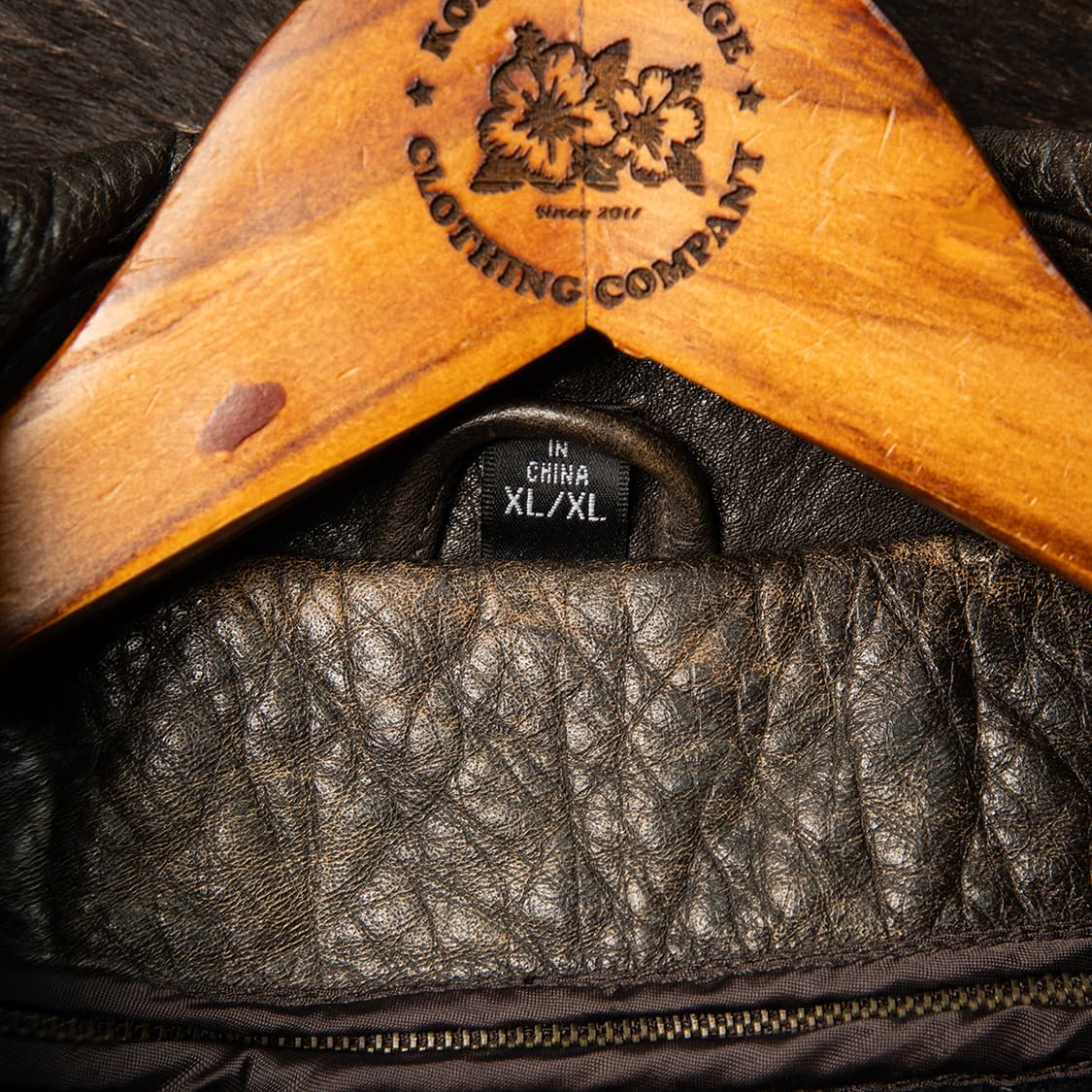 [115] 90s 케네스콜 카우스킨 리얼 레더 카코트 다크 브라운  상품이미지6