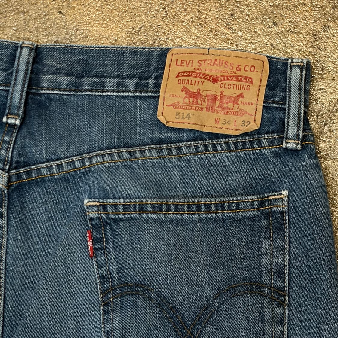 미국 빈티지 리바이스 514 슬림 스트레이트 청바지  상품이미지9