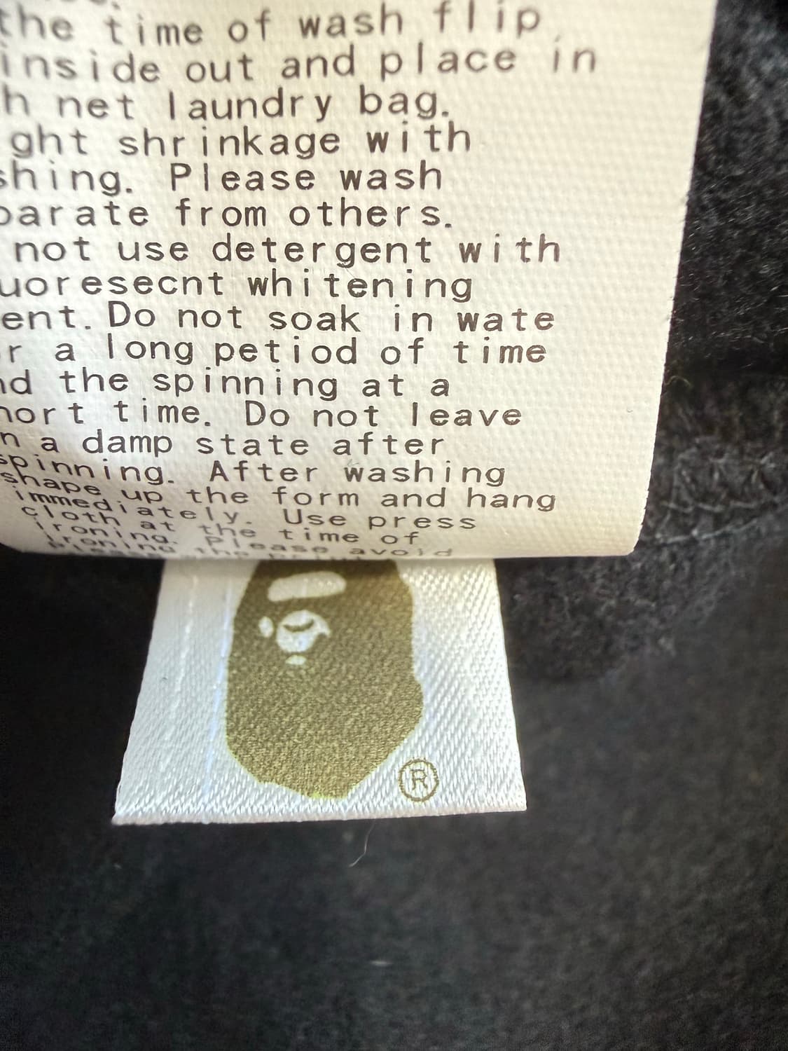 베이프 더블 샤크 후드 집업 핑크 블랙 L 상품이미지6