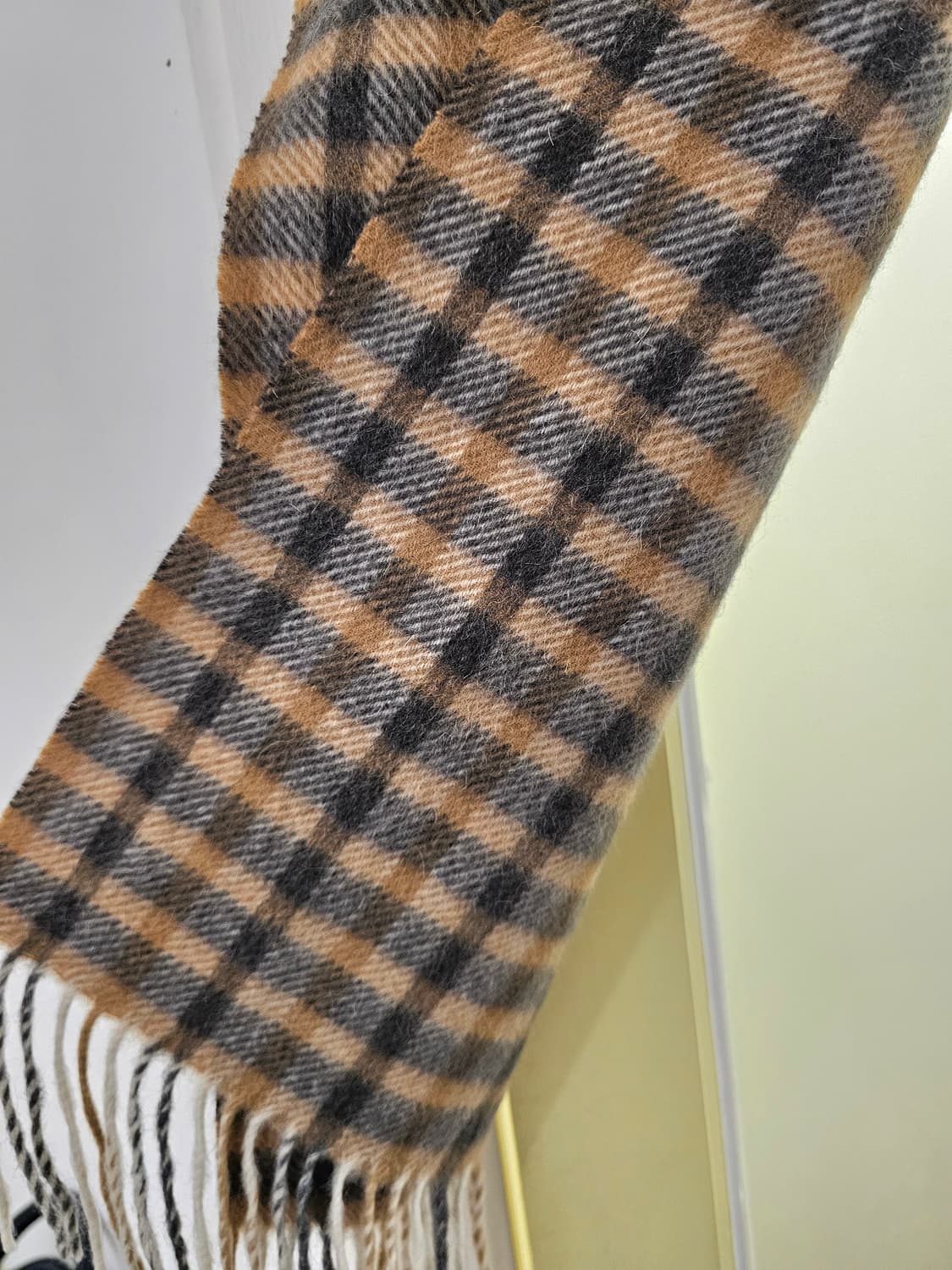 Cricket 캐시미어 체크 머플러 상품이미지4