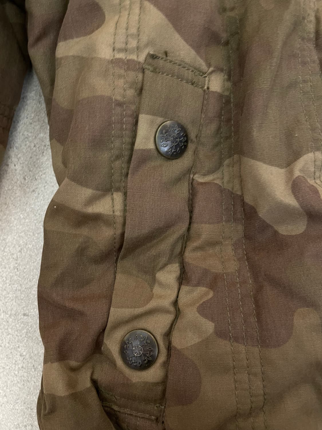 카모 퍼 숏아우터 상품이미지4