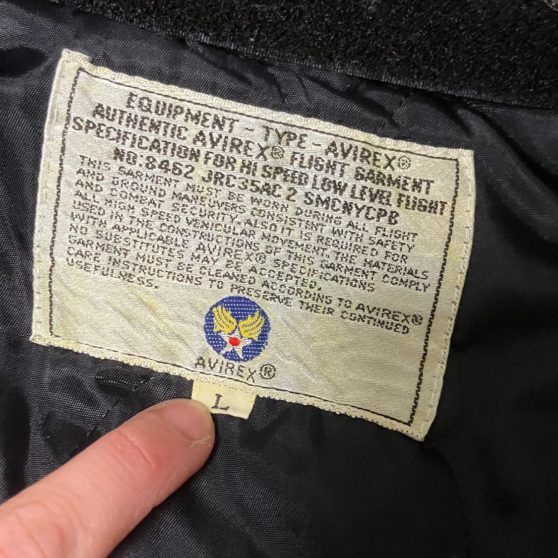 아비렉스 집업 조끼 베스트  L 상품이미지5