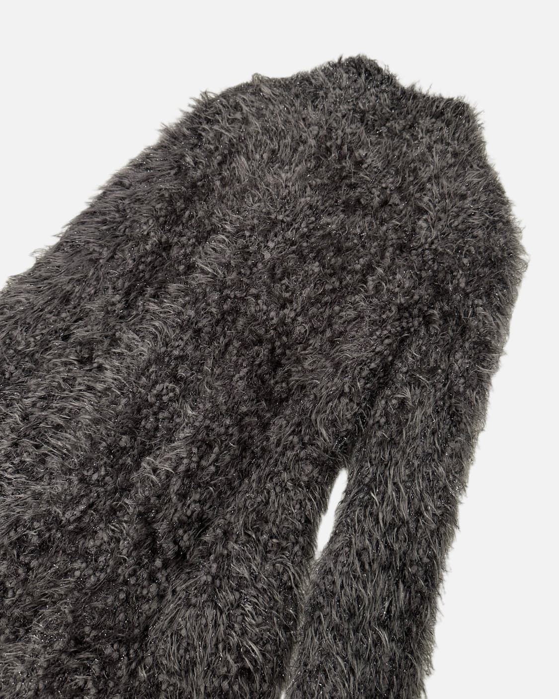 grunge texture hairy coat 상품이미지5