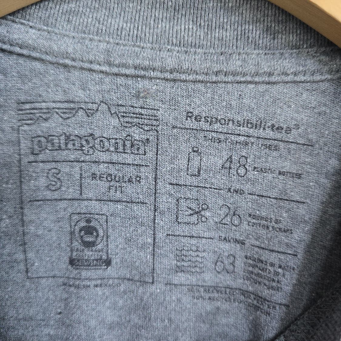 파타고니아(patagonia) 백로고 롱슬리브 티셔츠 S 상품이미지6