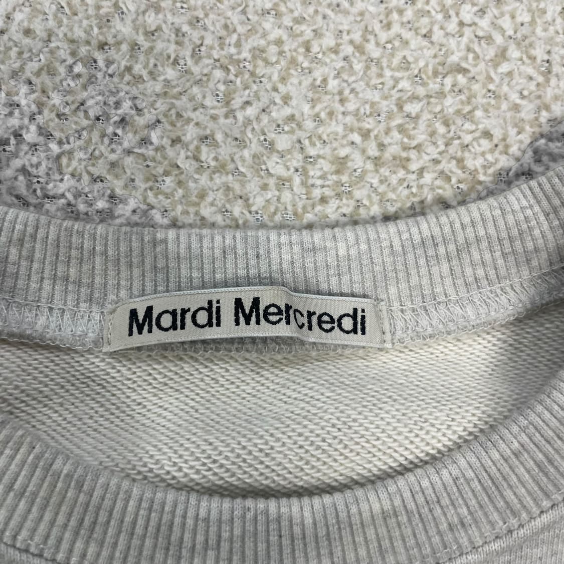 마르디메크르디 플라워 맨투맨 상품이미지4