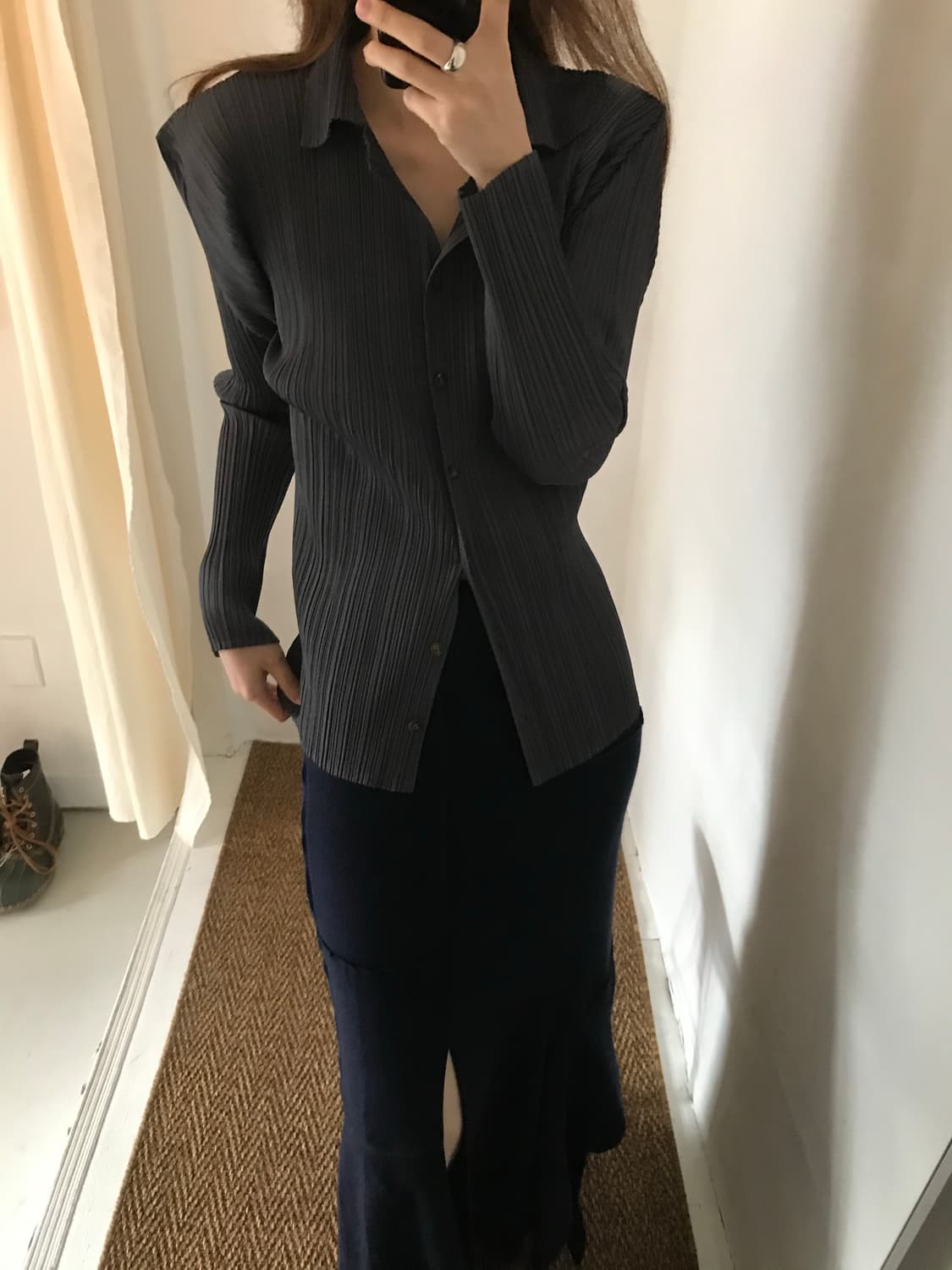 grey cardigan 상품이미지3