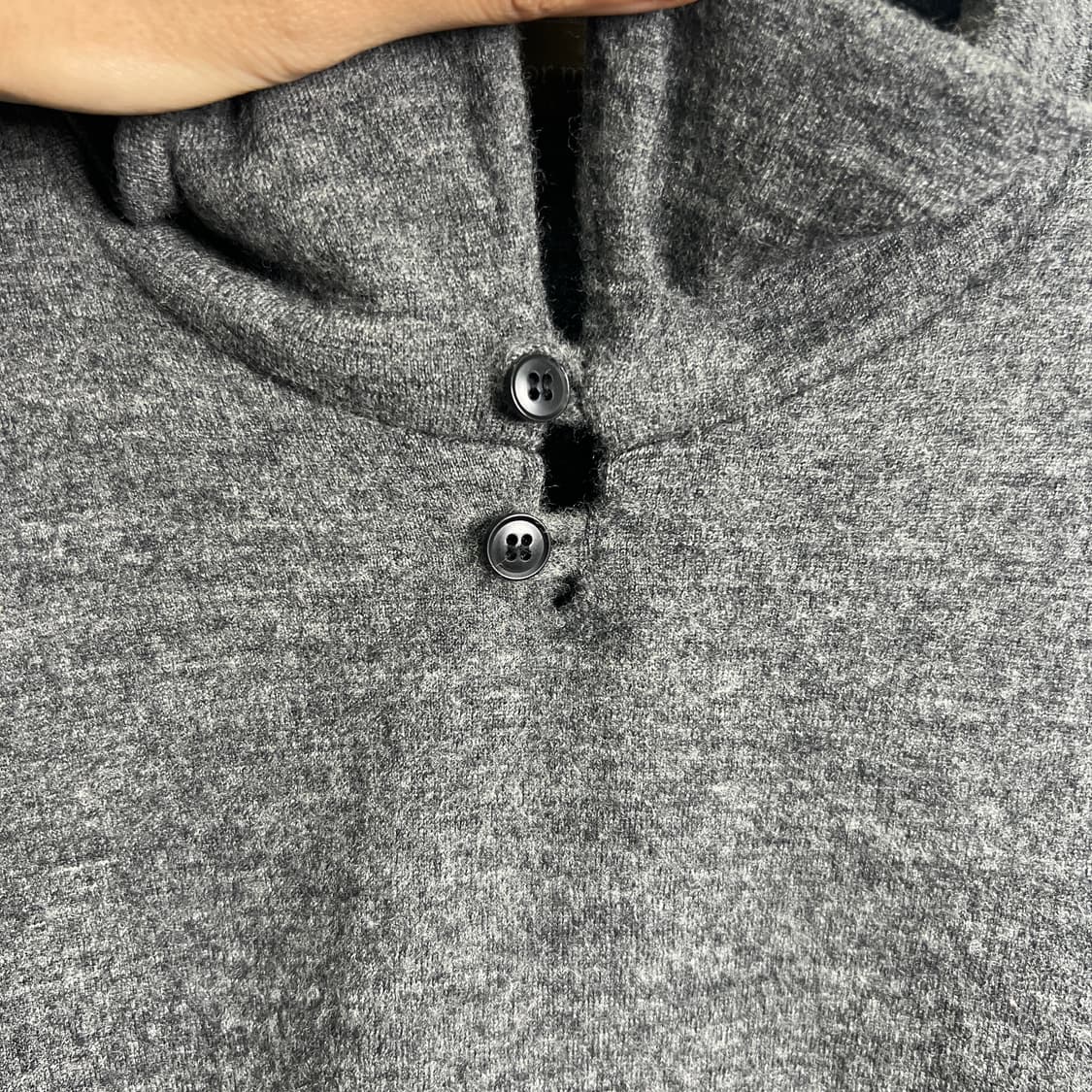 Y's for men 요지야마모토 그레이 카라 니트 스웨터  상품이미지6