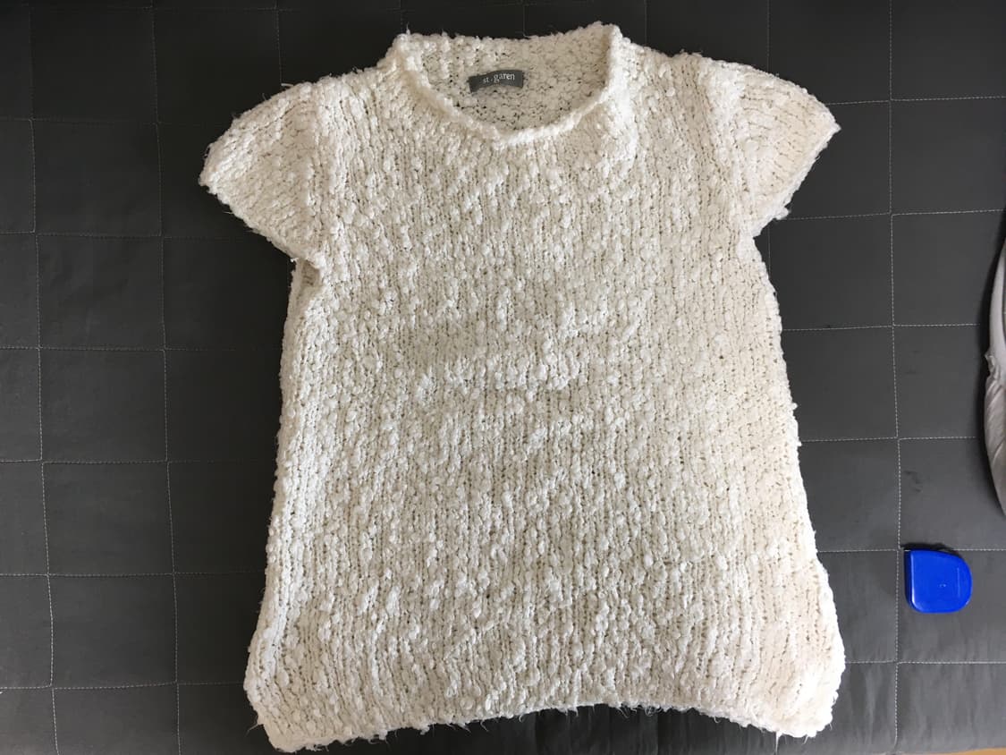 일본 빈티지 반팔 니트 상품이미지1