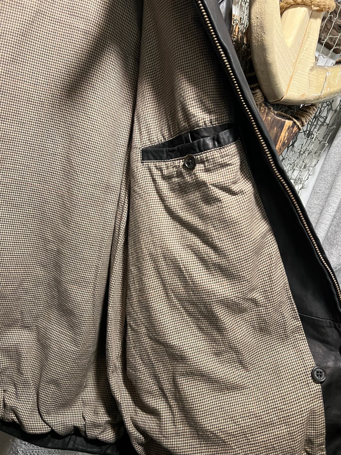 [L]폴로 랄프로렌 맥스웰 램스킨 블랙 레더 자켓 상품이미지6