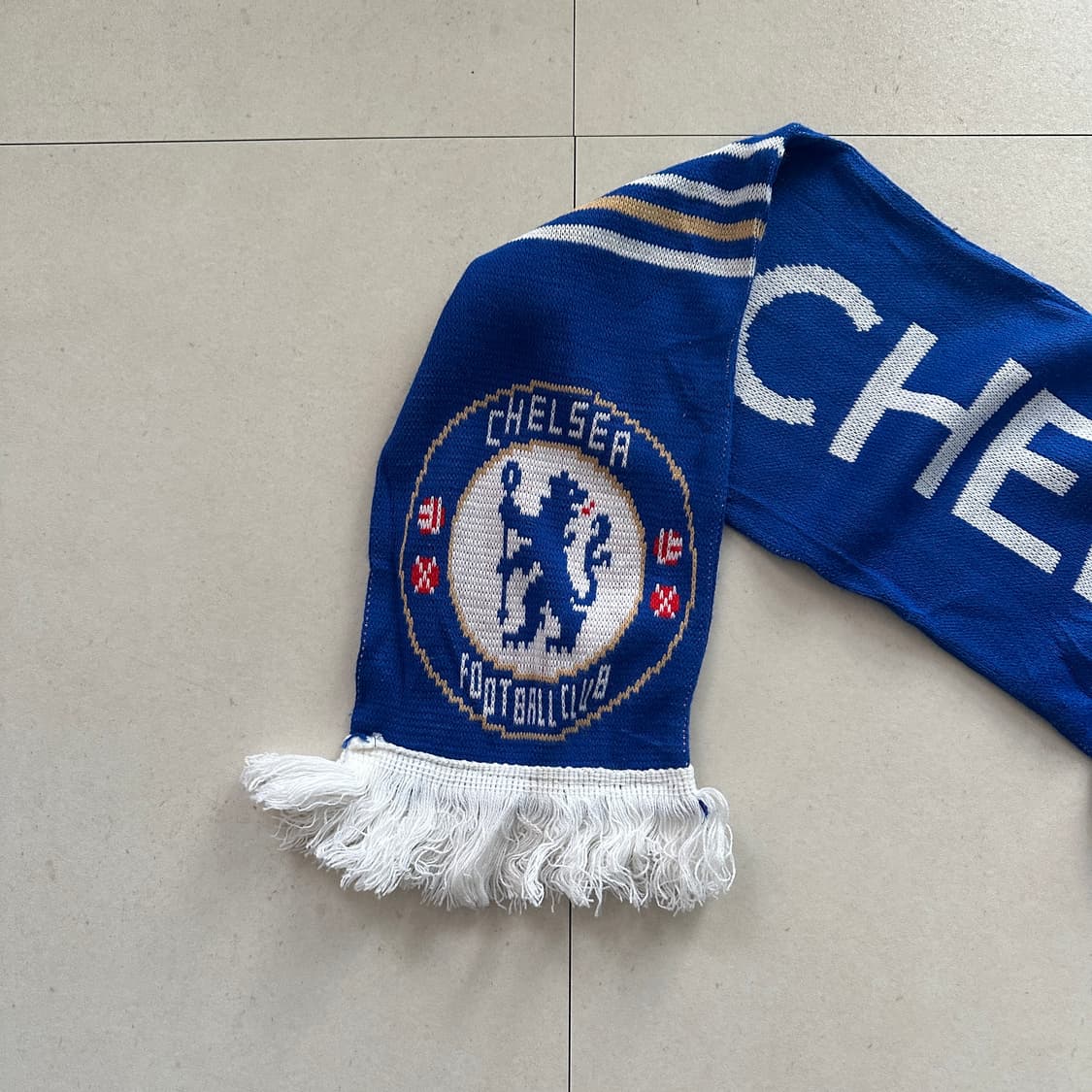 [정품] 첼시 FC 빅로고 니트 축구 머플러 (MADE IN UK)  상품이미지2