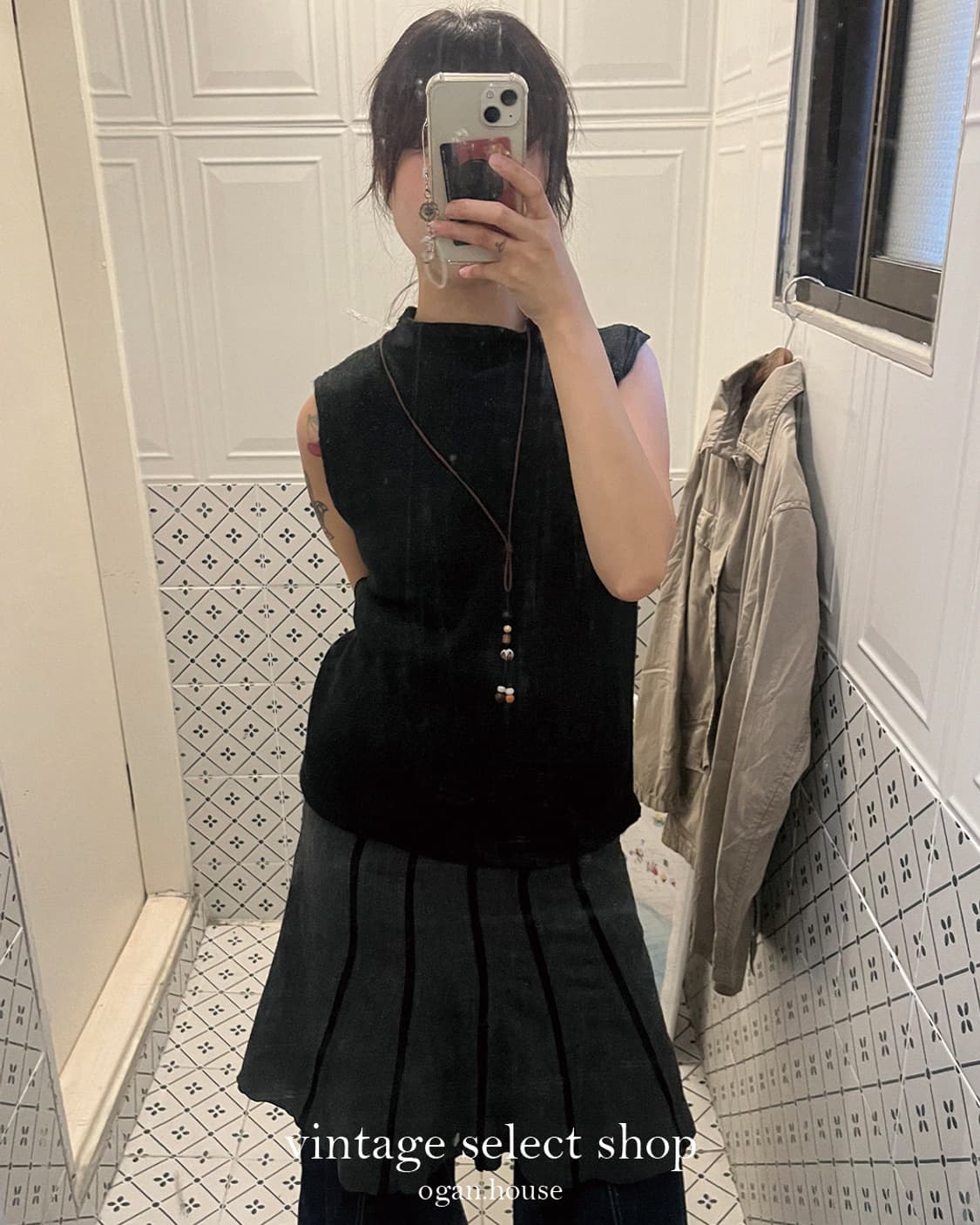 vintage knit sleeveless top 상품이미지3