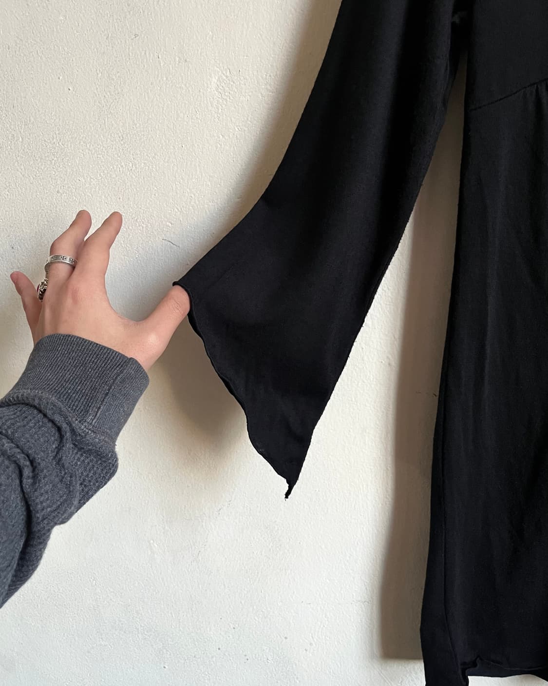 Sweet Rouge Gothic Ribbon Shirring Top 상품이미지6