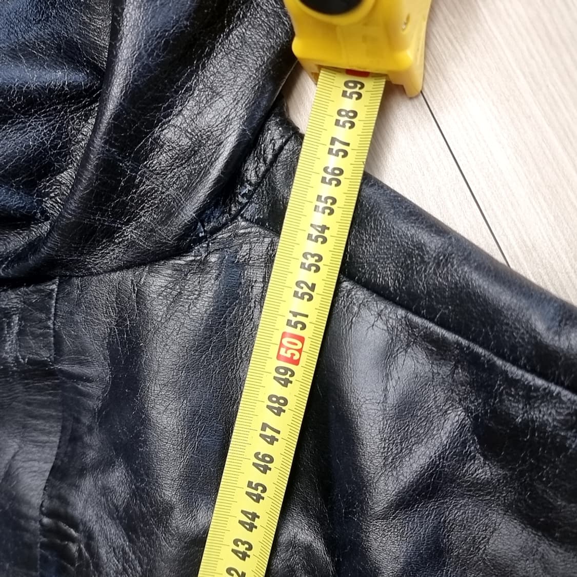 90s 레노마 블랙 레더 블레이져 자켓(100-105) 상품이미지6