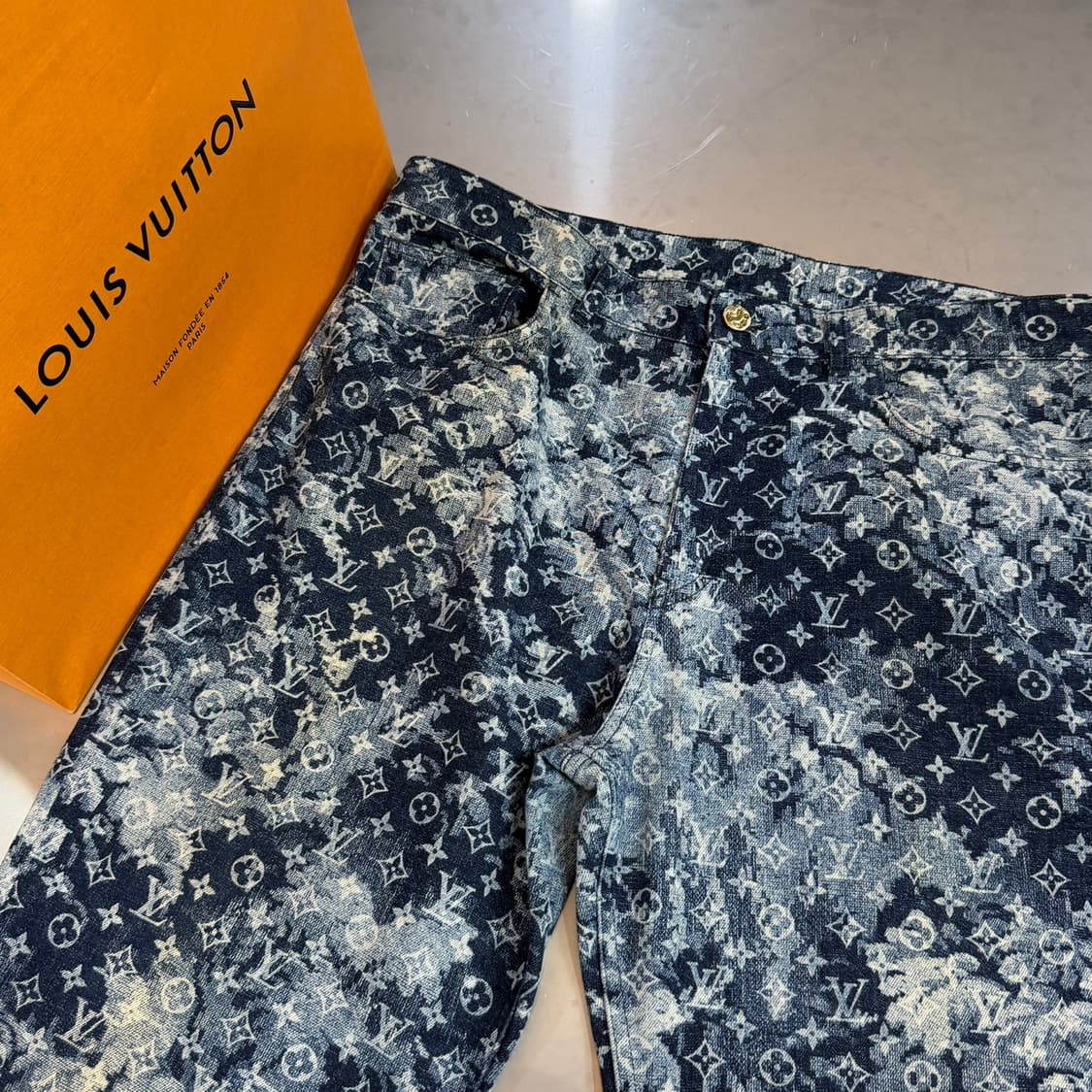[리오브] 루이비통 태피스트리 모노그램 데님 팬츠 상품이미지3