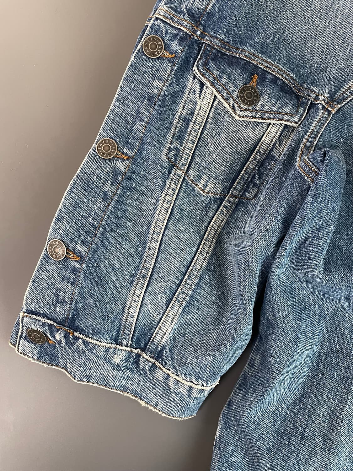 [38] 산드로 펄 트리밍 데님 트러커 자켓 상품이미지5