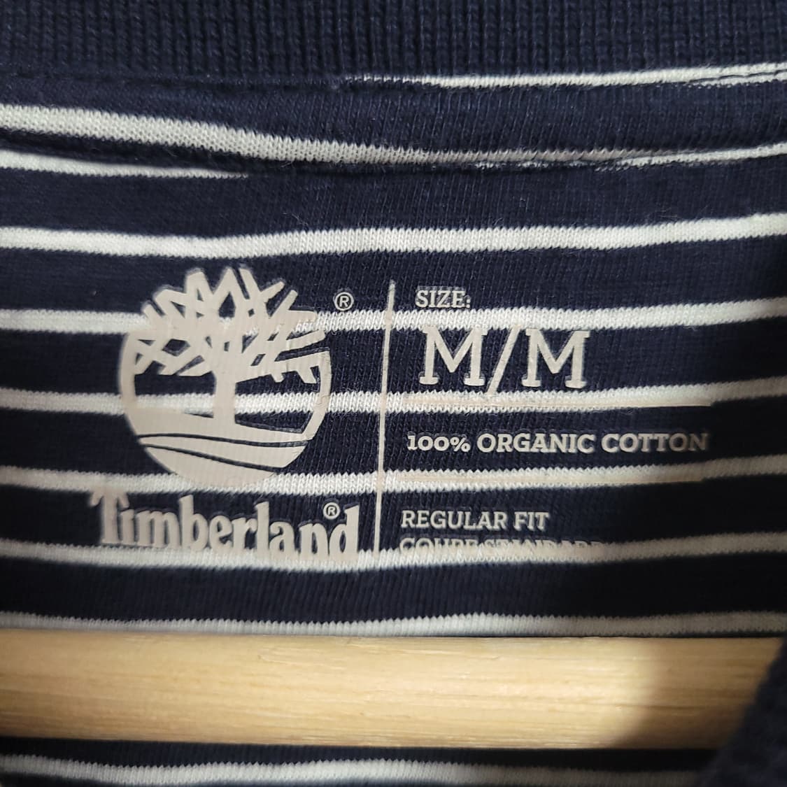 (M) Timberland 팀버랜드 스트라이프 반팔 카라 티셔츠 상품이미지2