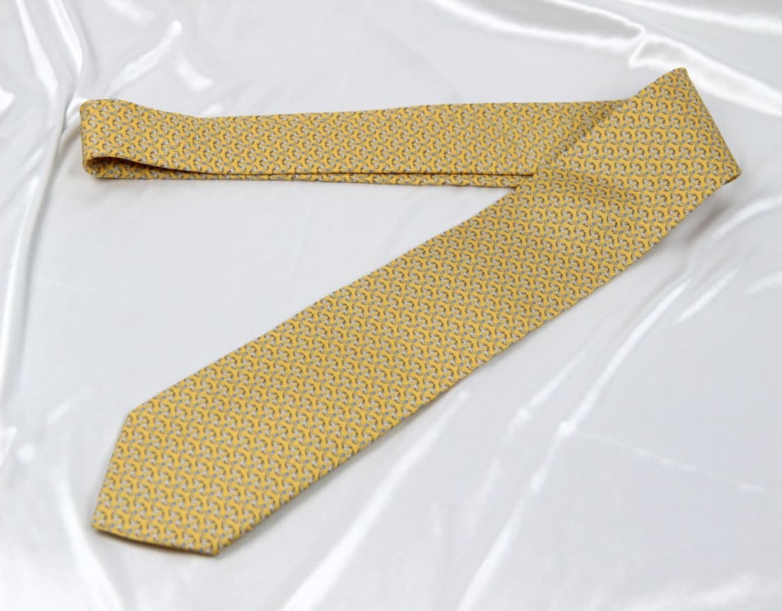 페라가모 7.9cm S등급 신형 남자 명품 넥타이 상품이미지2