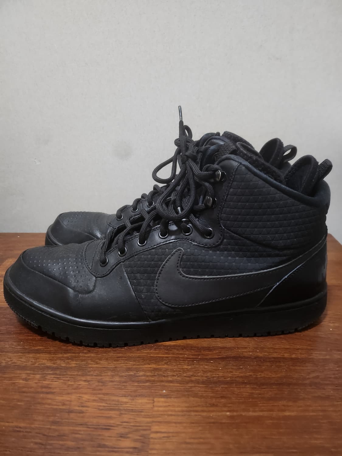 나이키 코트 버로우 미드 윈터 블랙 상품이미지2