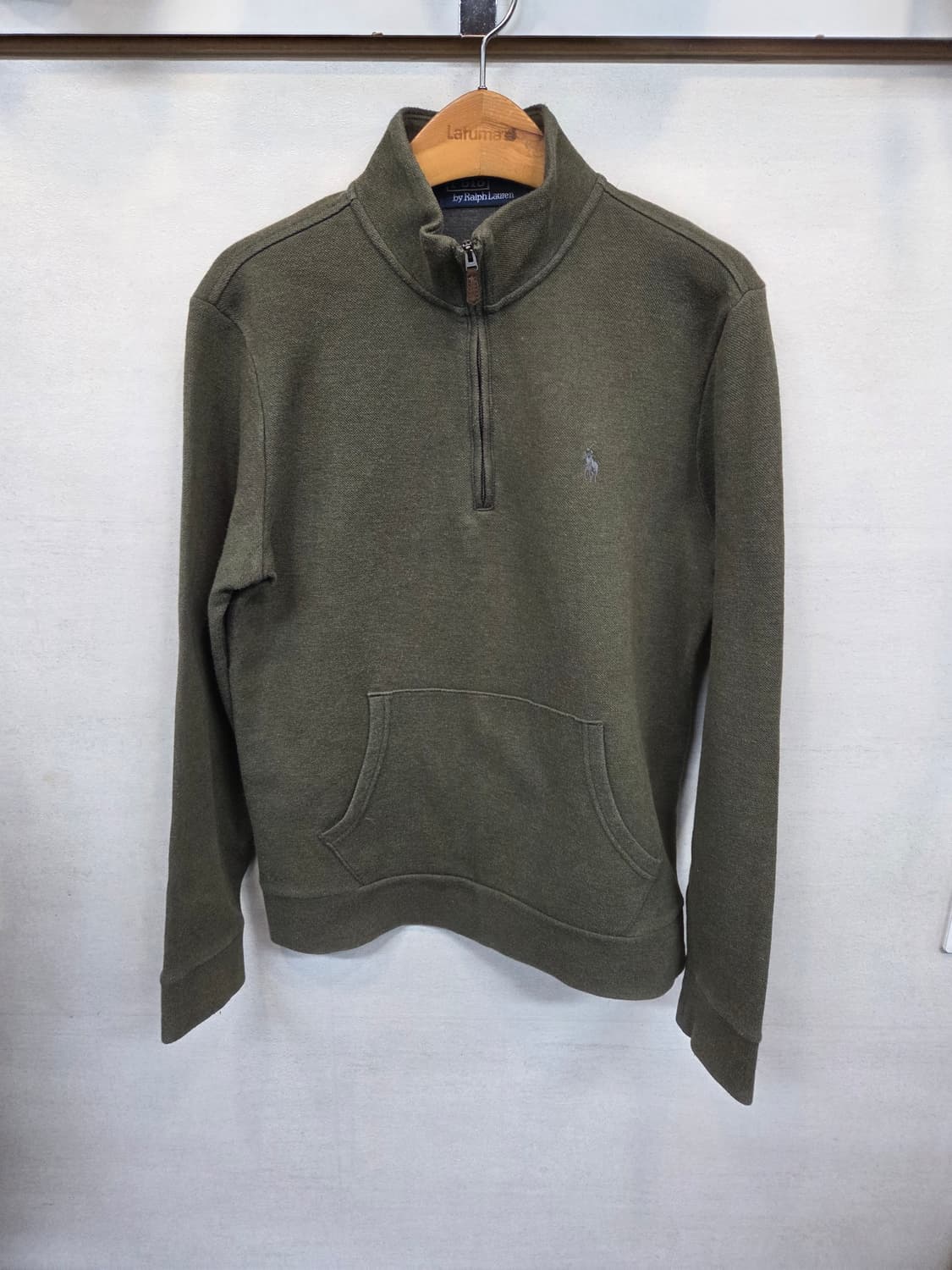 폴로랄프로렌 하프집업 니트 긴팔 sp 카키  상품이미지1