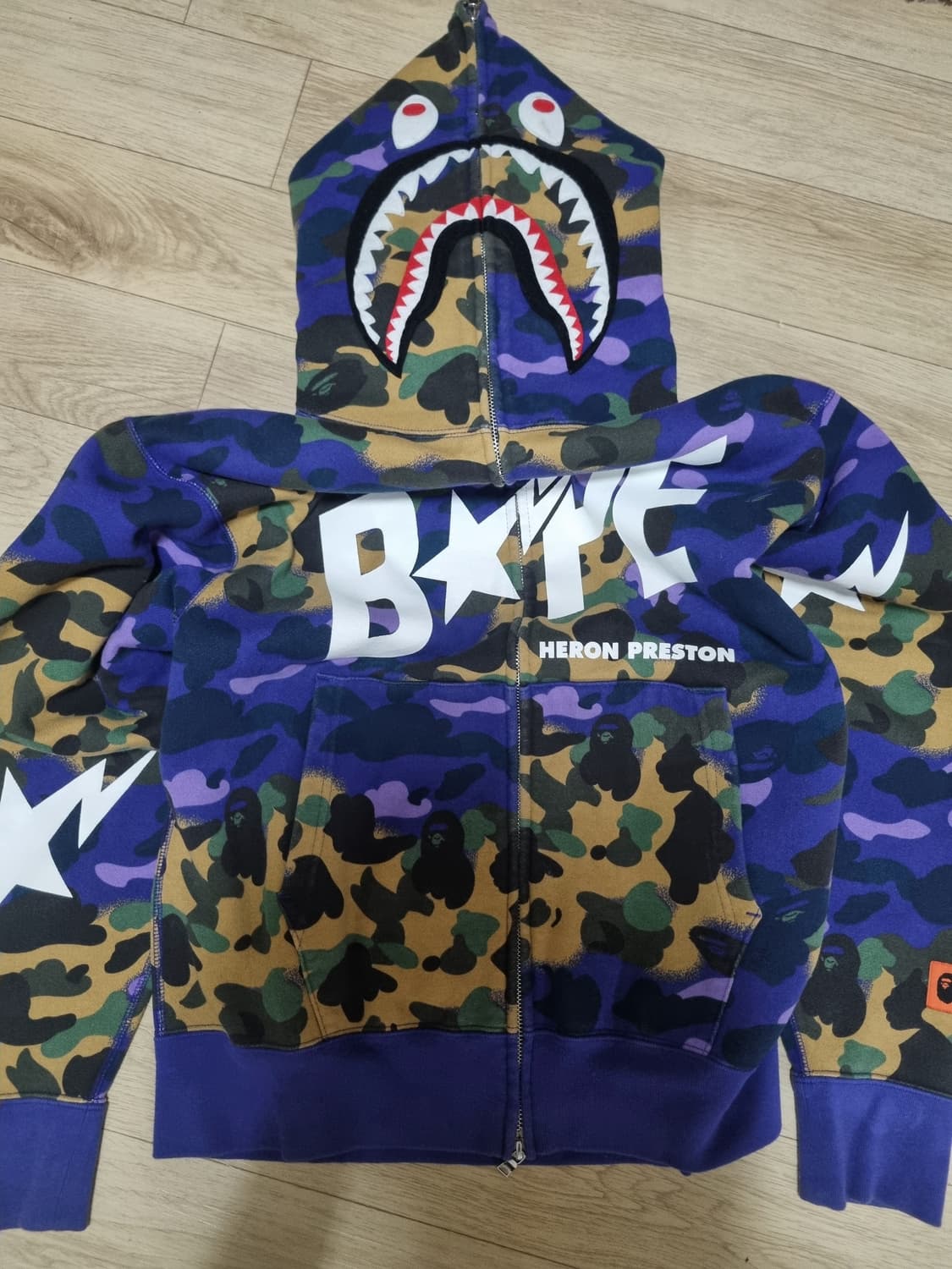 [판매] 베이프 헤론프레스톤 BAPE Heron Preston 후드집업 상품이미지5
