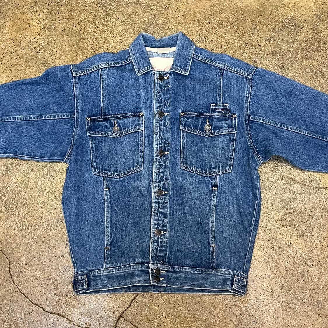 레어 90s USA 코카콜라 청자켓 데님자켓 상품이미지3