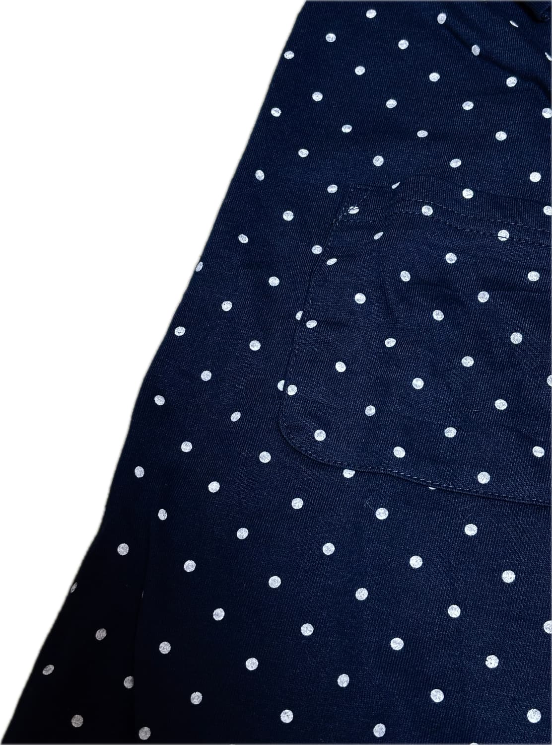 빈티지 네이비 도트 7부 원피스 상품이미지2