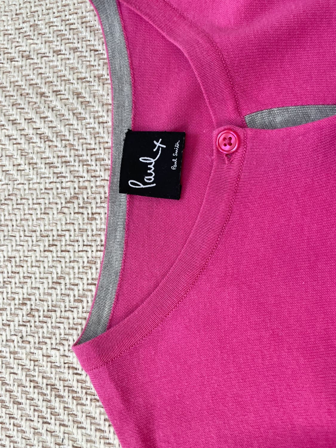 폴스미스 시그니처 패치 크루넥 니트 가디건 상품이미지3