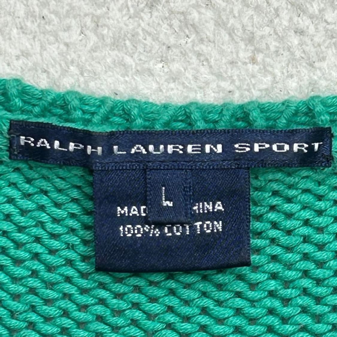 폴로 랄프로렌 포니 스트라이프 라운드넥 니트 L 상품이미지5