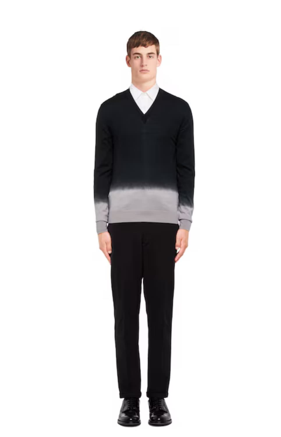 [50] 프라다 그라데이션 브이넥 니트 새상품 상품이미지2