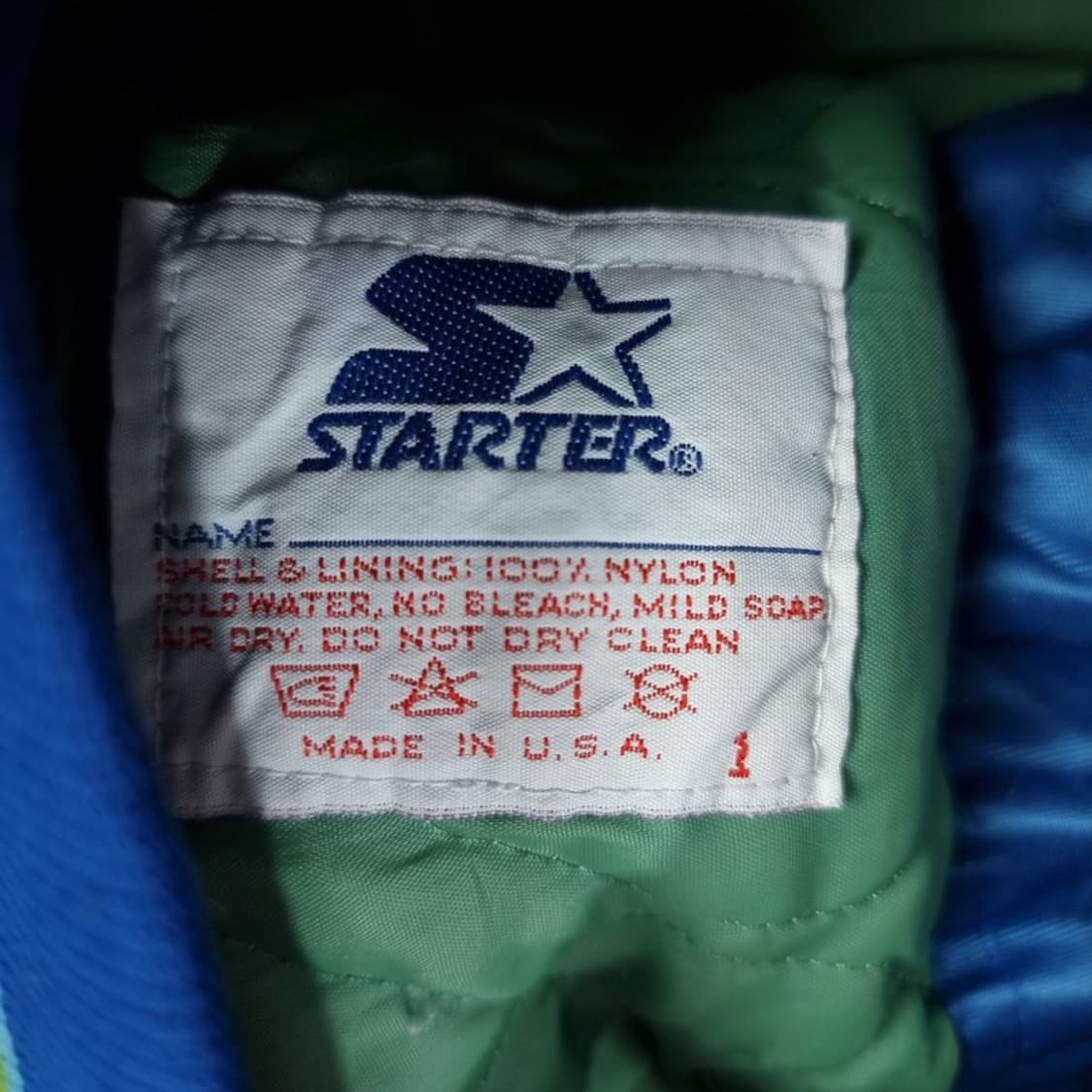 [스타터] USA 90'S 올드스쿨 사틴 바시티 자켓 M18286 상품이미지9