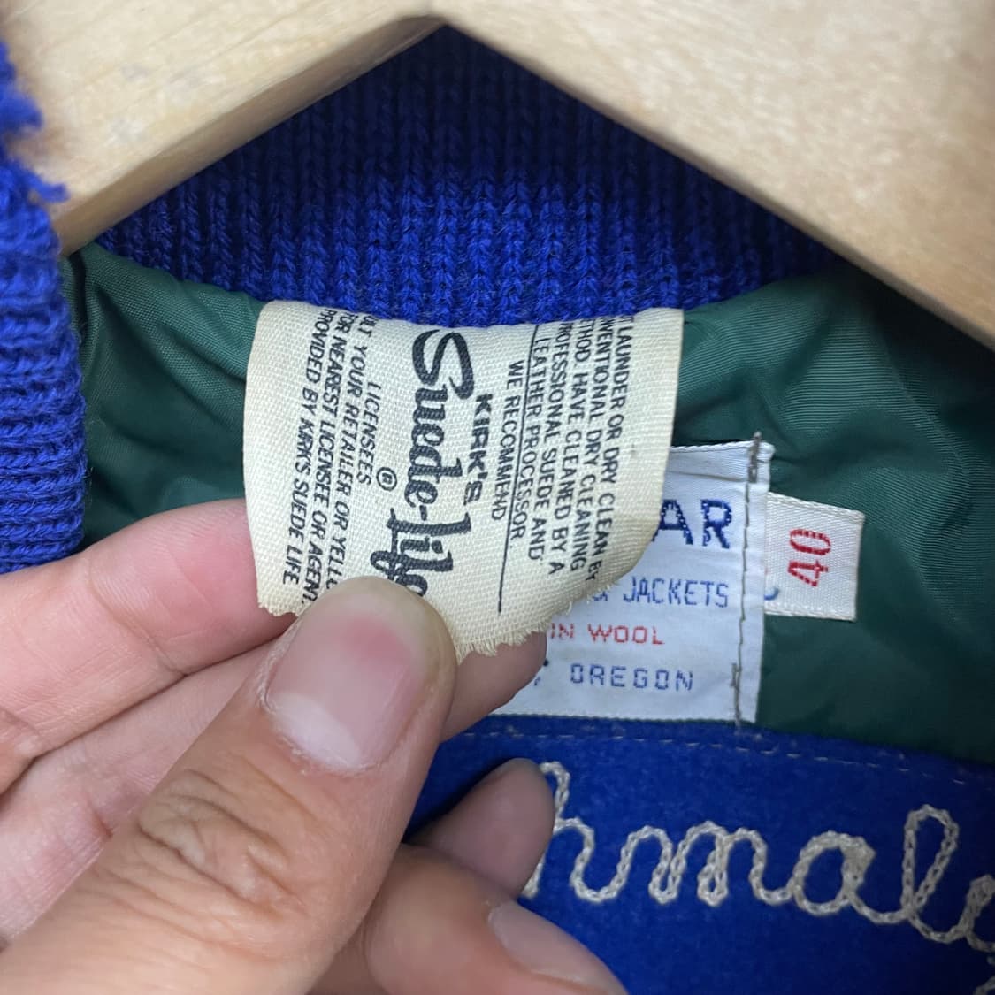 Usa vintage 울 바시티 자켓 상품이미지8