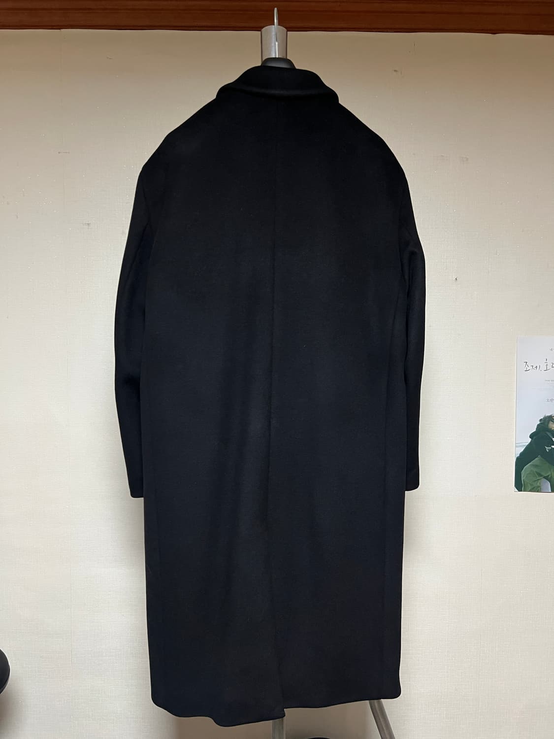 XL) 무신사스탠다드 캐시미어 블랜드 코트 블랙 상품이미지2