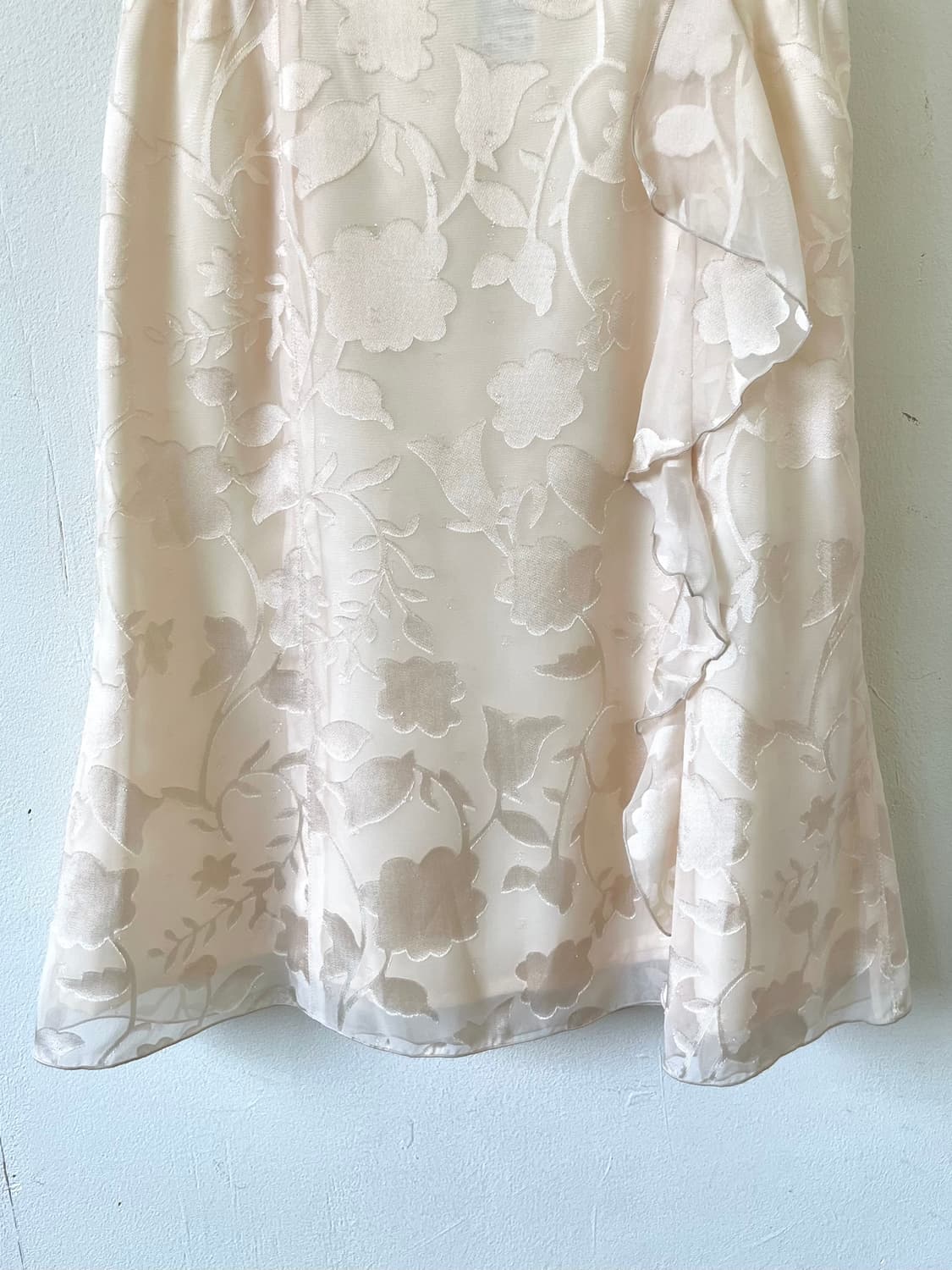Japan vtg 로즈 프릴 스커트 상품이미지2