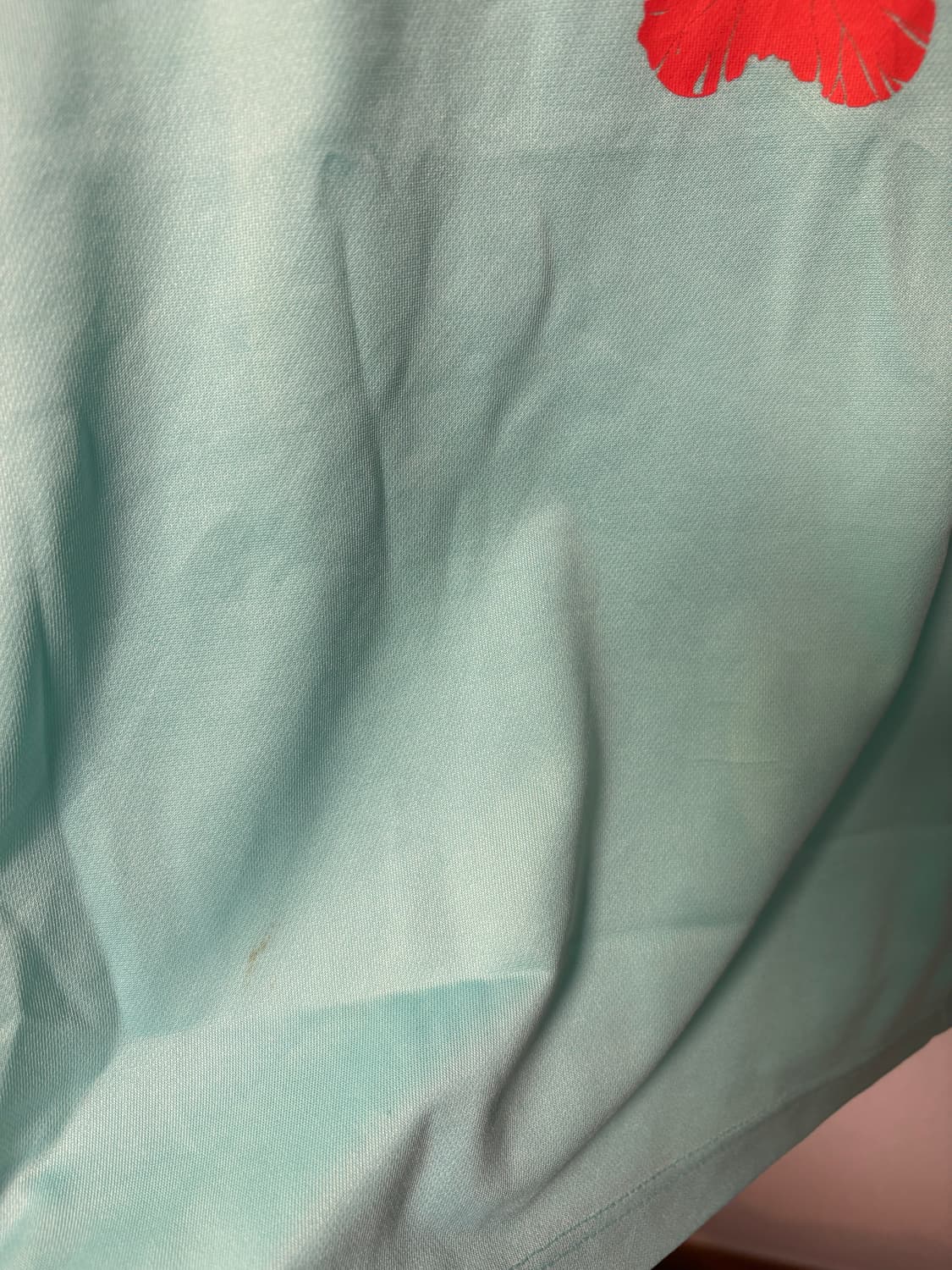 하와이안 민트 반팔 티셔츠 일본 빈티지 모리걸 상품이미지2