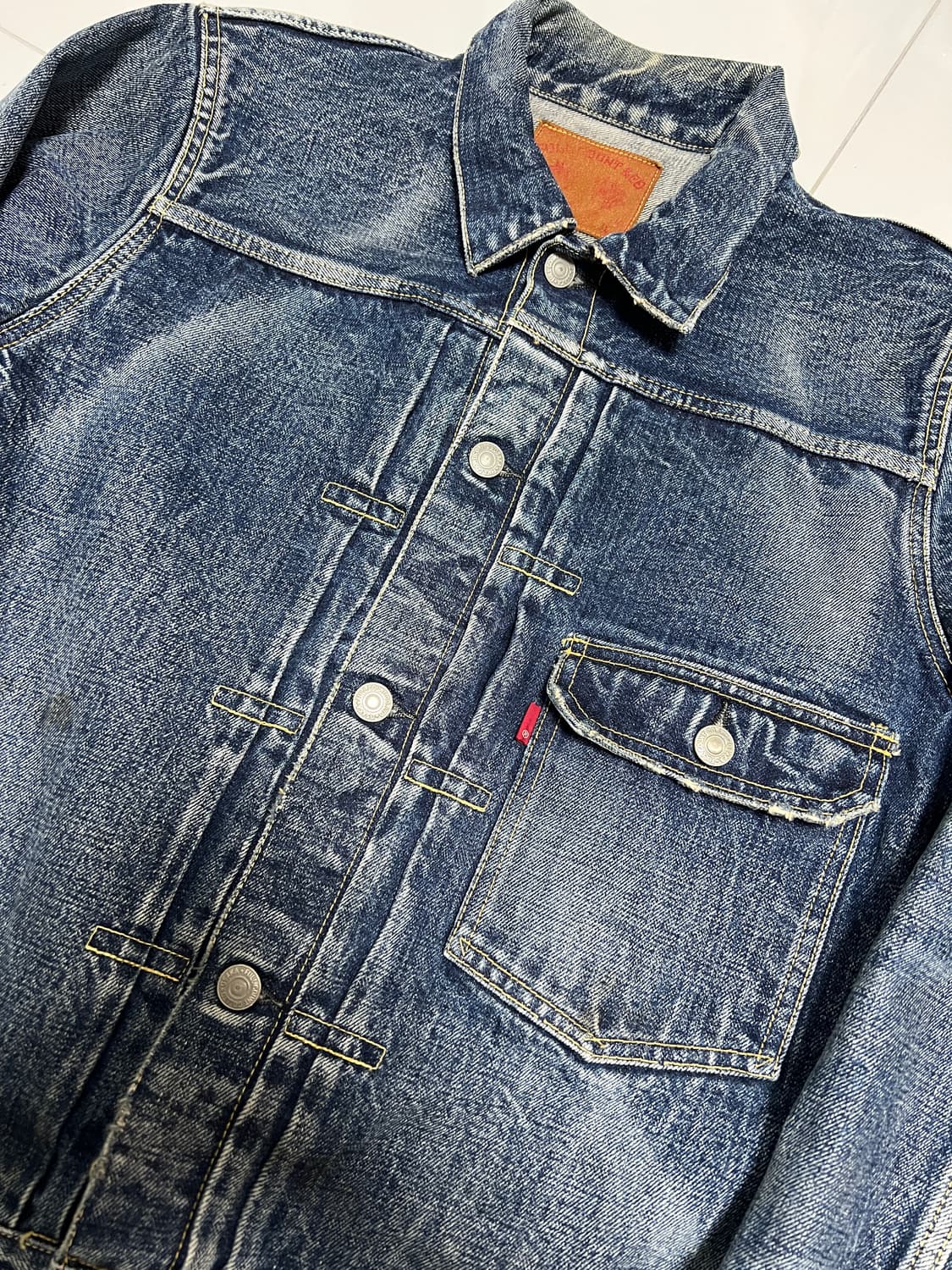 택포28) 풀카운트 2107 피어오브 더 다크 1세대 데님자켓 38 상품이미지2