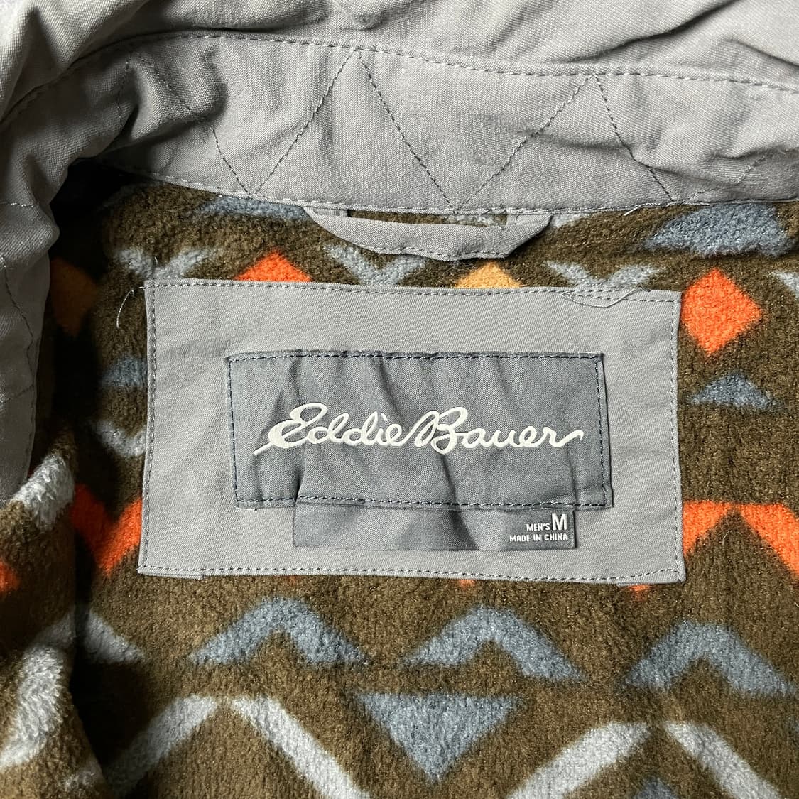 EDDIE BAUER 에디바우어 빈티지 올리브 셔츠자켓 A00441 상품이미지10