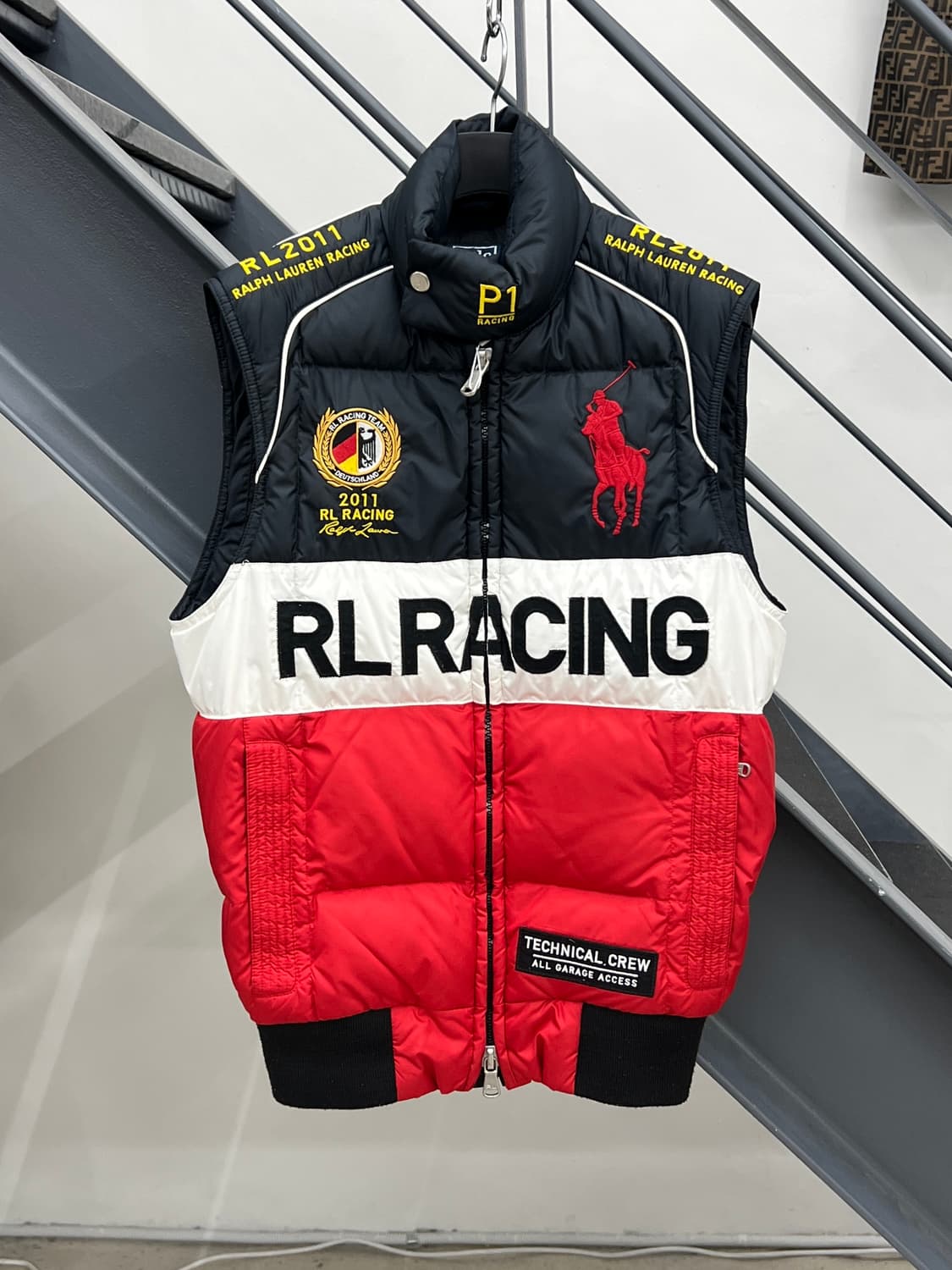 폴로랄프로렌 빅포니 레이싱 패딩 베스트 상품이미지1