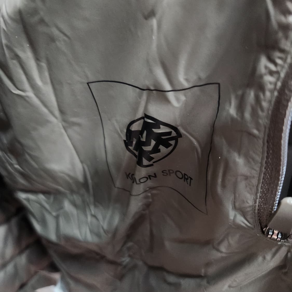 코오롱스포츠 와펜로고 구스다운 경량패딩 2XL 상품이미지5