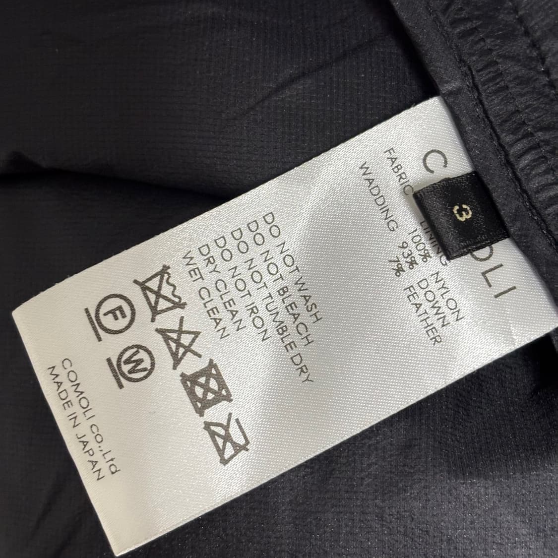 3) comoli 코모리 다운 베스트 상품이미지3