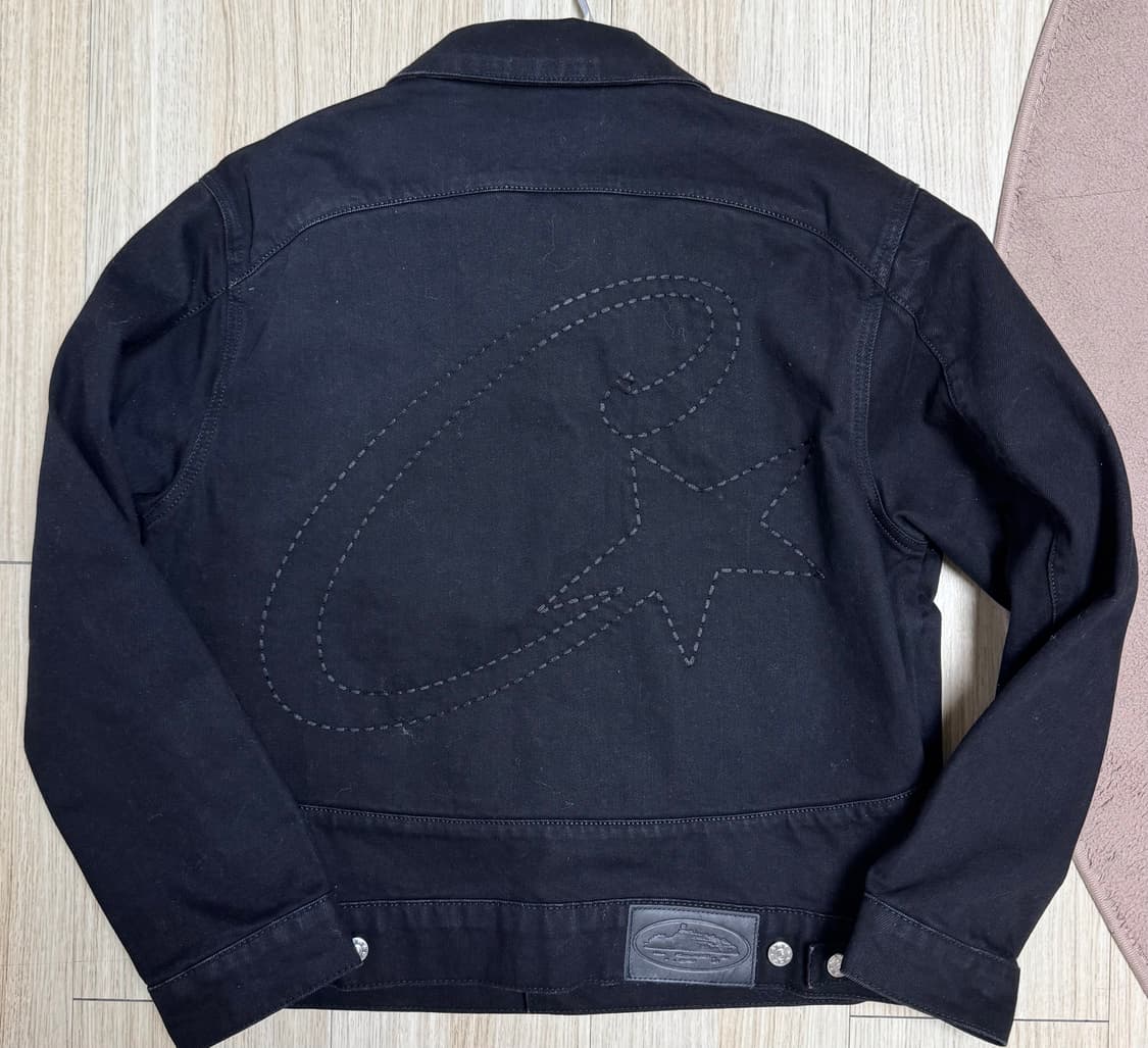 코르테이즈 c스타 데님 자켓 블랙 상품이미지2