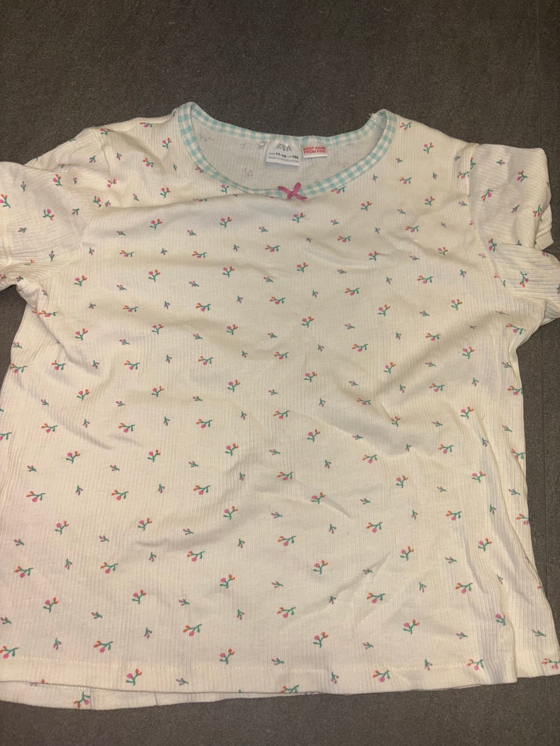 자라 아일릿코어 반팔티 상품이미지1