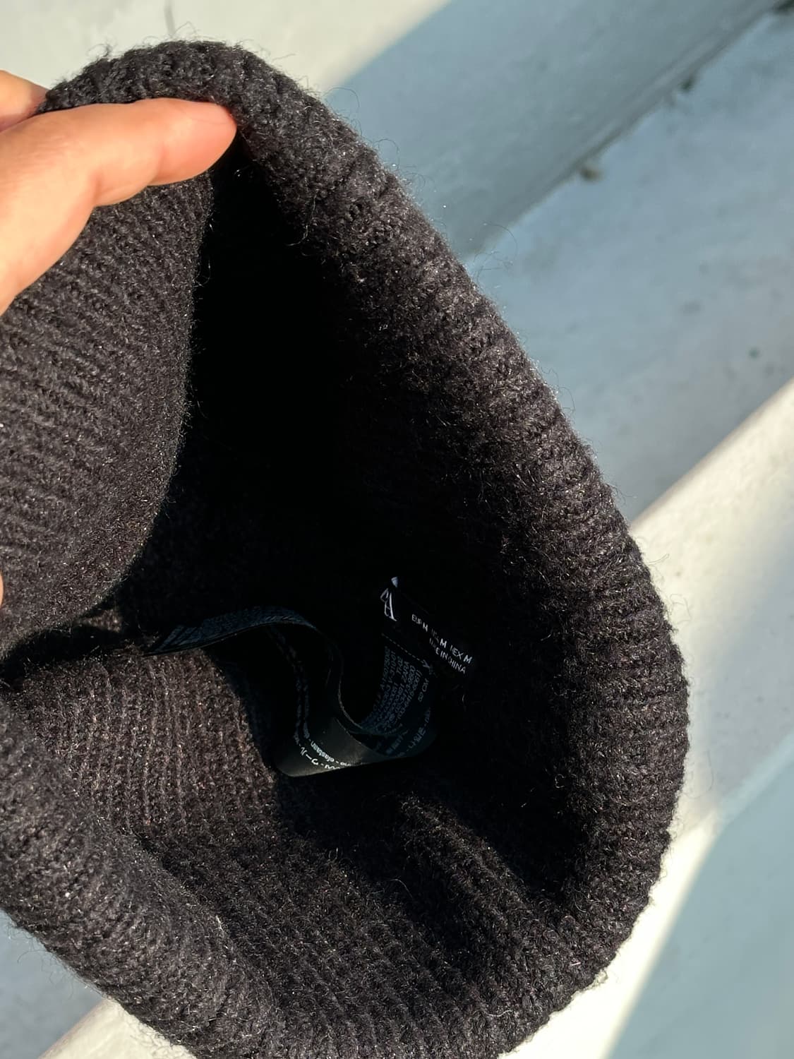 [F] 자라 무지 블랙 비니 모자 상품이미지4