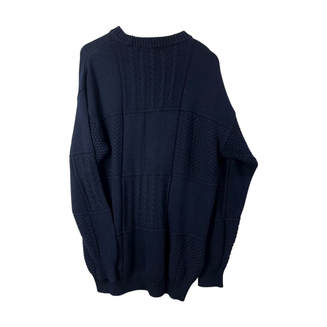 [Burberry] 90's 버버리 크레스트 엠브로이드 케이블 니트 상품이미지2