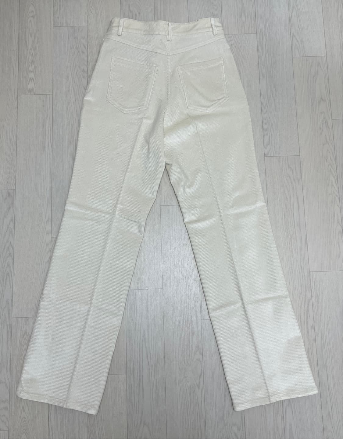 포니테일 코듀로이 팬츠 (화이트 펄) 상품이미지5