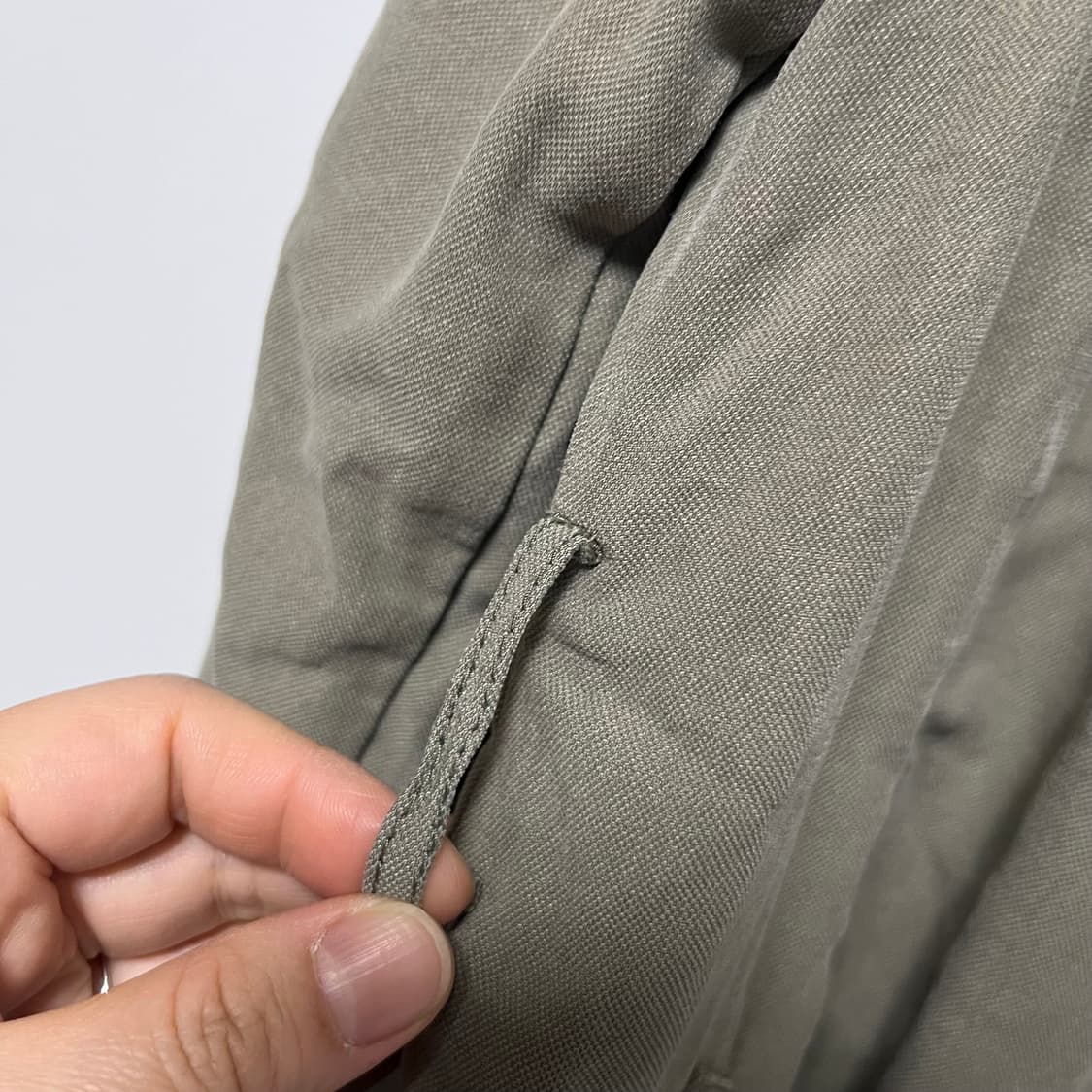 athe 아떼 바네사브루노 카키색 트렌치코트 36 상품이미지4