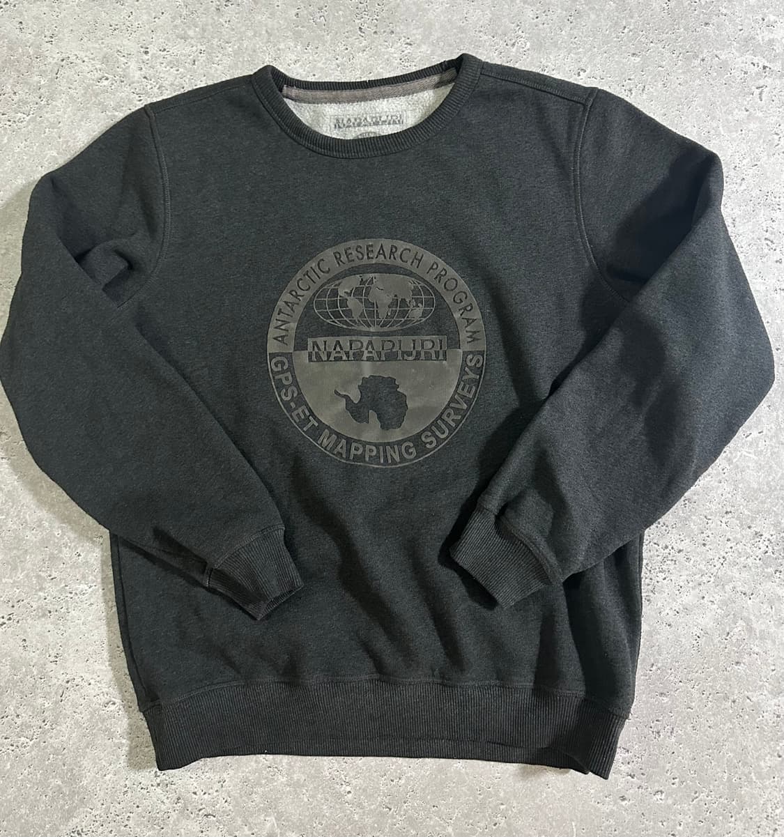 Antarctic Research Program 로고 크루넥 스웻셔츠 상품이미지2
