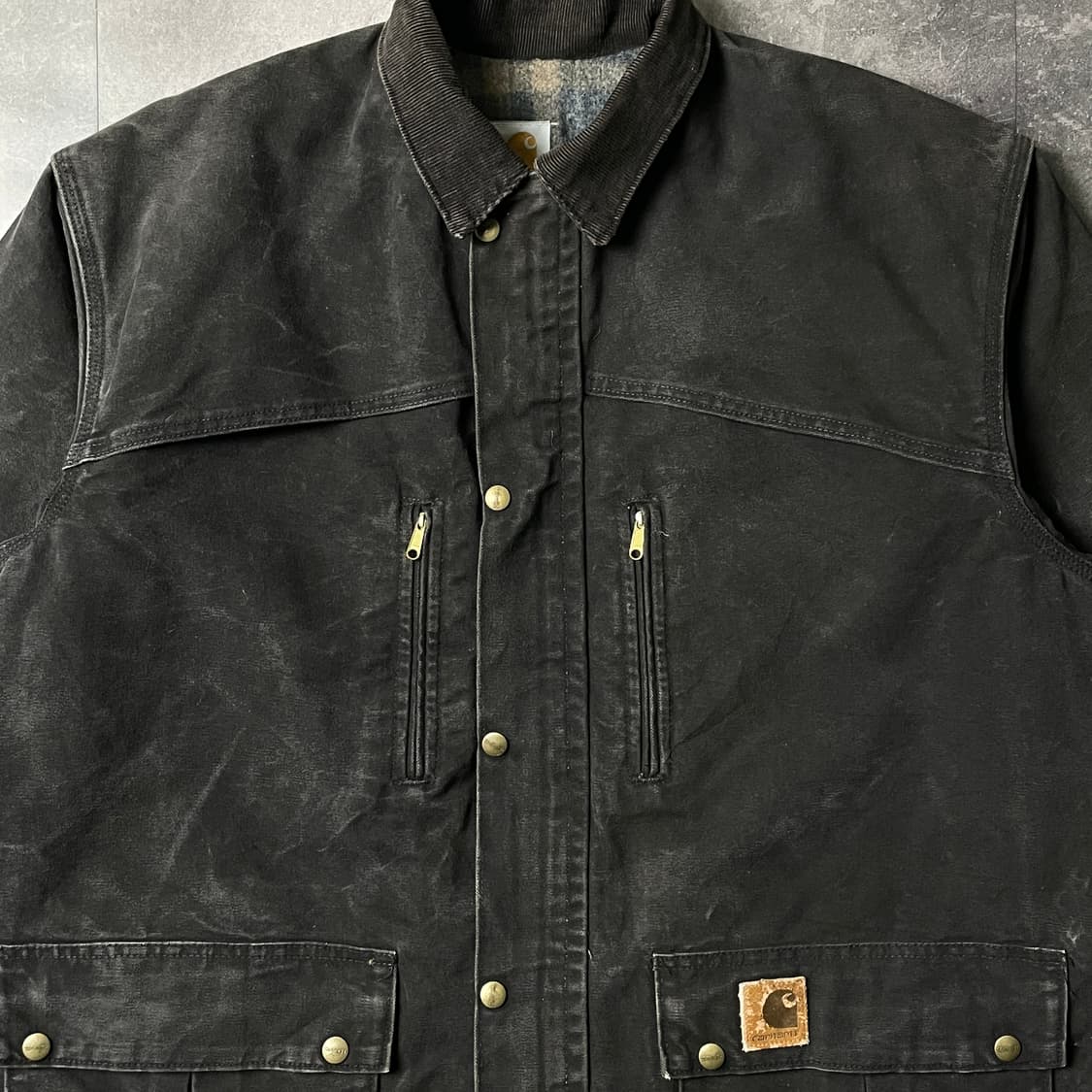 CARHARTT 1990s 칼하트 코듀로이칼라 초어 자켓 A00851 상품이미지3