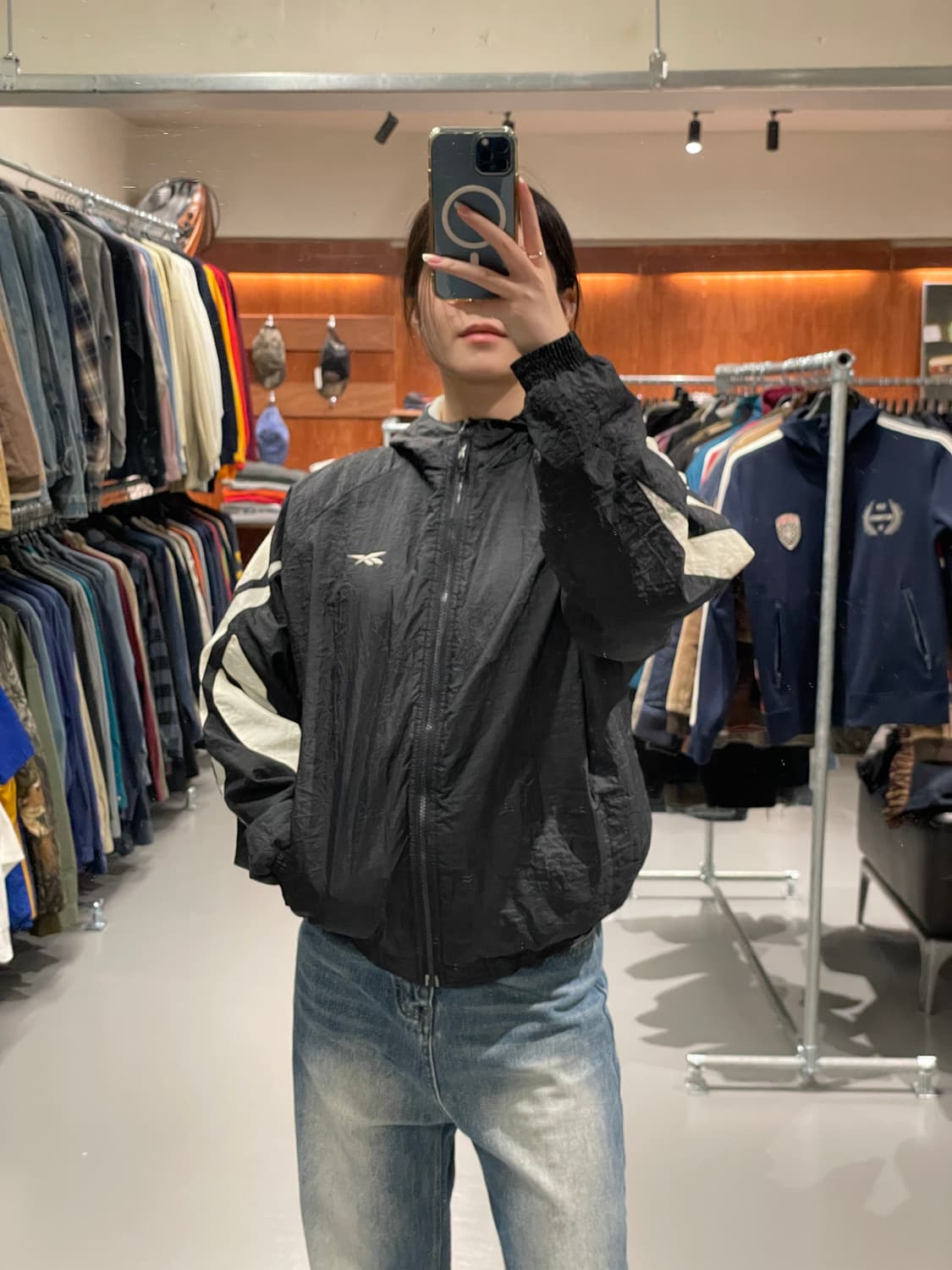리복 바람막이 점퍼 자켓   상품이미지3
